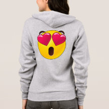 Emoji Heart Eyes Namorados Hoodie
