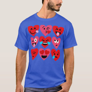 Camiseta Emoji Hearts
