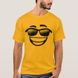 Camiseta Emoji legal engraçado da cara