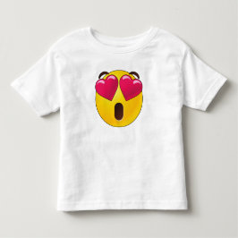Camiseta Emoji Olhos de Coração Dia dos Namorados