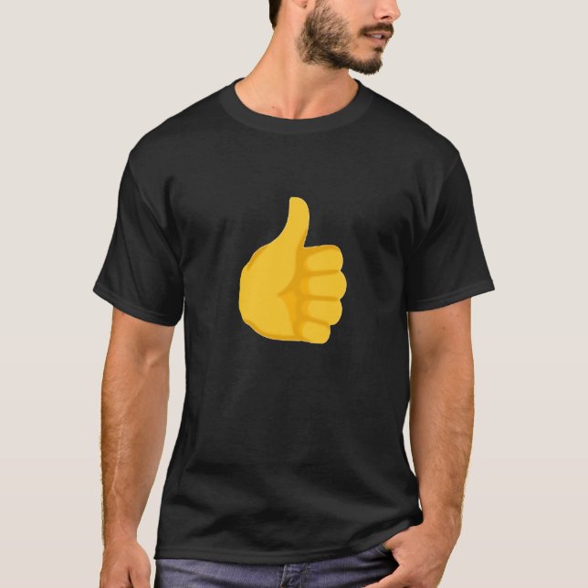 Camiseta Emoji Para Cima (Frente)