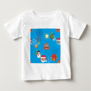 Camiseta emoji poop christmas