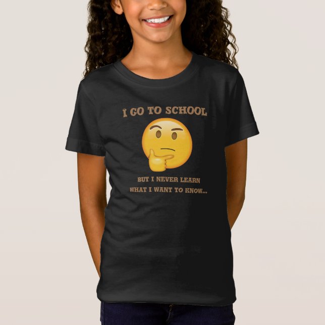 CAMISETA EMOJI QUERENDO SABER (Frente)