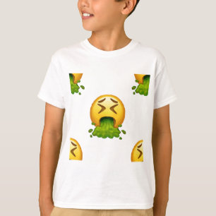 Camiseta emoji vomitando