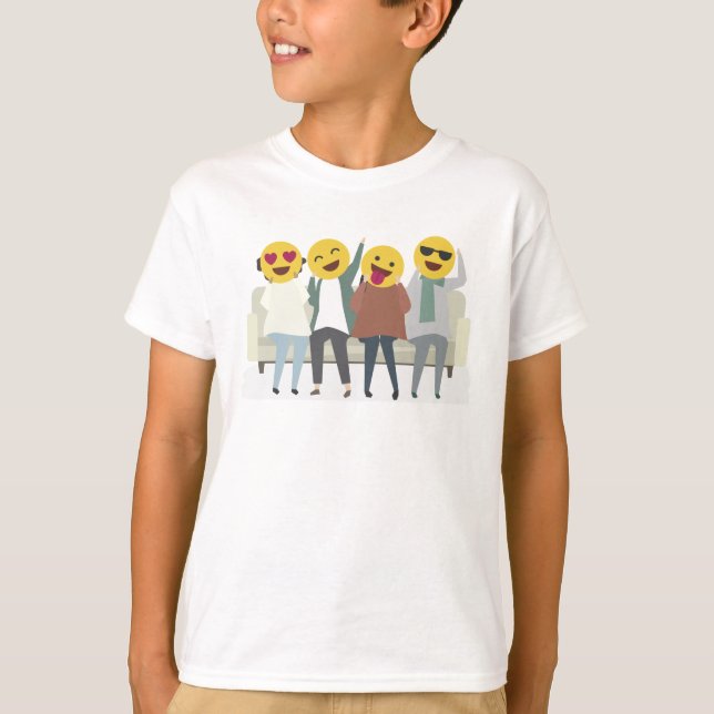 Camiseta Emojis Melhor Amigo (Frente)