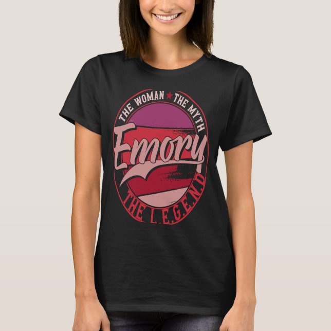 Camiseta Emory a Senhora do Mito a Lenda (Frente)