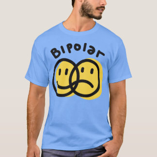 Camiseta Emoticon Bipolar Happy Face