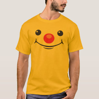Camiseta Emoticon o nariz vermelho