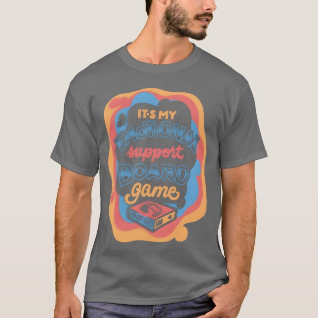 Camiseta Emotional Support Board Game gift (Frente)