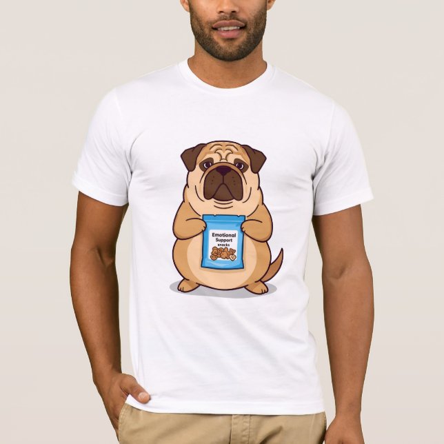 Camiseta Emotional Support Snack Dealer (Frente)