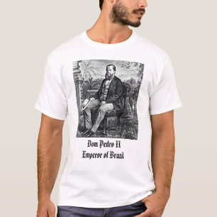 Camiseta emp, imperador dos DOM Pedro II de Brasil