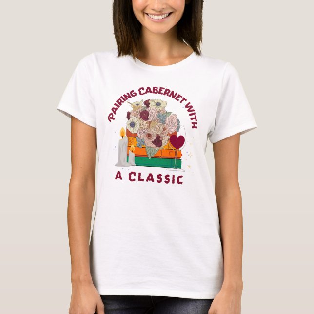 Camiseta Emparelhamento Cabernet com um clássico (Frente)