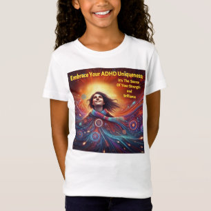 Camiseta Empenhando-se com o ADHD*Adote sua exclusividade d