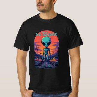 Camiseta Emperramentos de tráfego de aliens, respectivament