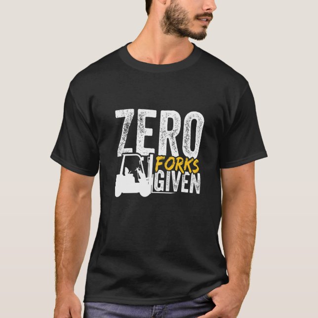 Camiseta Empilhadeira certificada sem garfos (Frente)