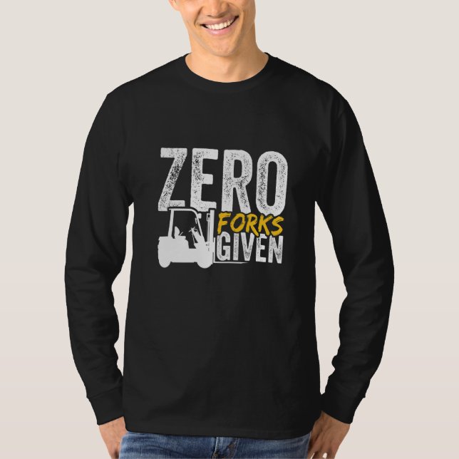 Camiseta Empilhadeira certificada sem garfos (Frente)