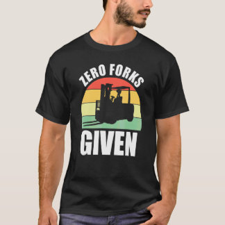 Camiseta Empilhadeira de Garfo Elevatório Sem Garfos