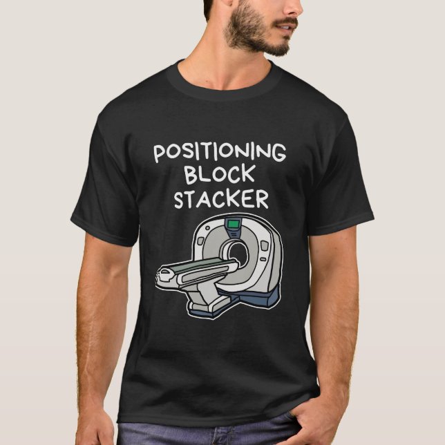 Camiseta Empilhador de bloco de posicionamento (Frente)