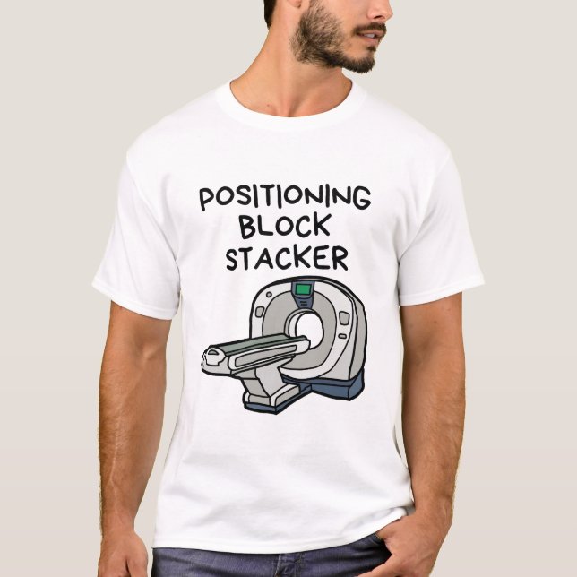 Camiseta Empilhador de bloco de posicionamento (Frente)