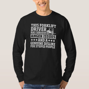 Camiseta Empilhador de Elevador de Forquilha