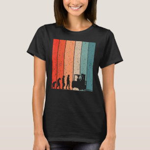 Camiseta Empilhador de Evolução do Driver do Mens Evolution