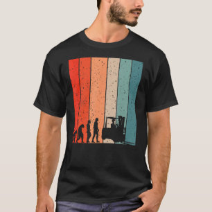 Camiseta Empilhador de Evolução do Driver do Mens Evolution