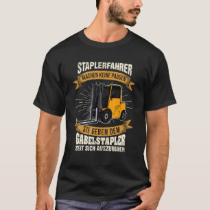 Camiseta Empilhador de Palete Logistician Dizendo 5