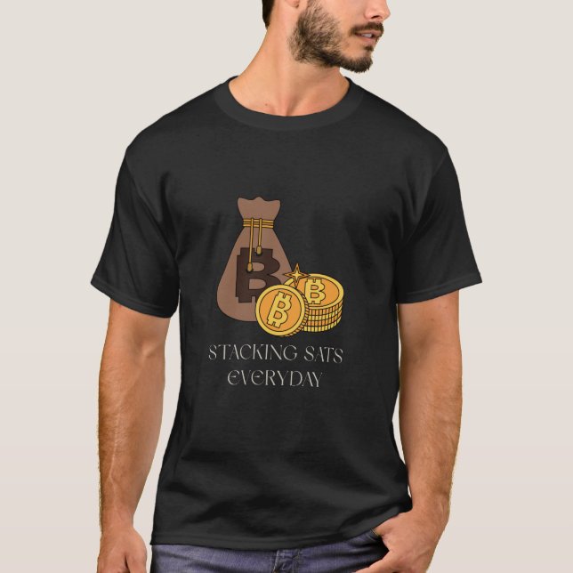 Camiseta Empilhar Sats Todos os Dias (Frente)