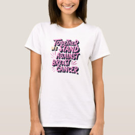 Camiseta Empoderado contra o Cancer da mama