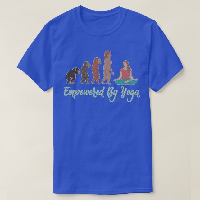 Camiseta Empoderado Pela Evolução Do Yoga (Frente do Design)
