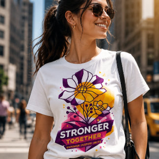 Camiseta Empoderador e Tendência Desenhada