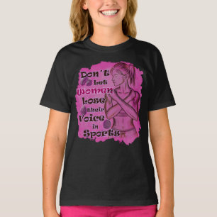 Camiseta Empoderamento das mulheres. As mulheres falam por 