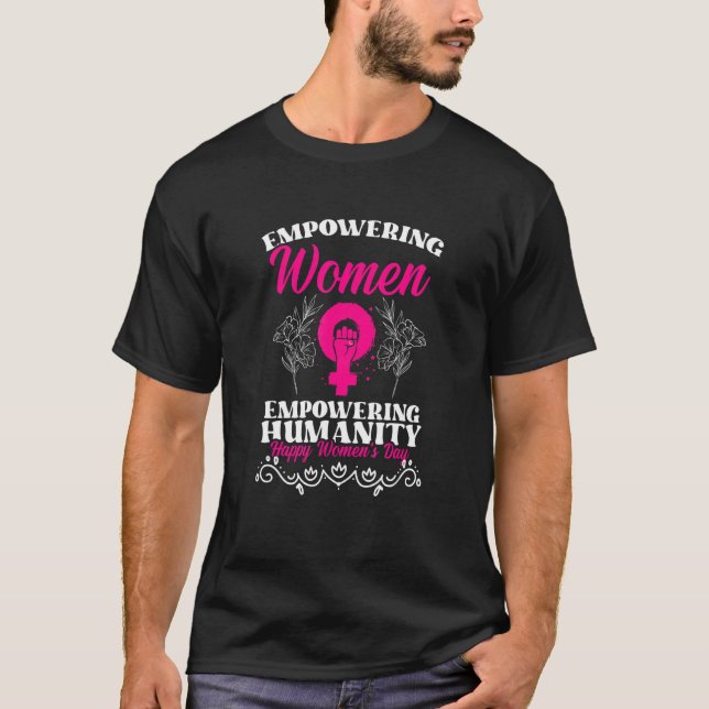 Camiseta Empoderamento das Mulheres Igualdade Feminismo Fem (Frente)