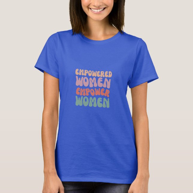Camiseta empoderamento de mulheres (Frente)