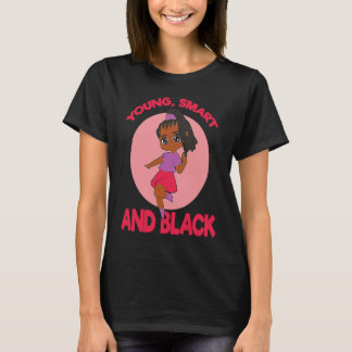 Camiseta Empoderamento de Mulheres Negras, Jovens e Intelig