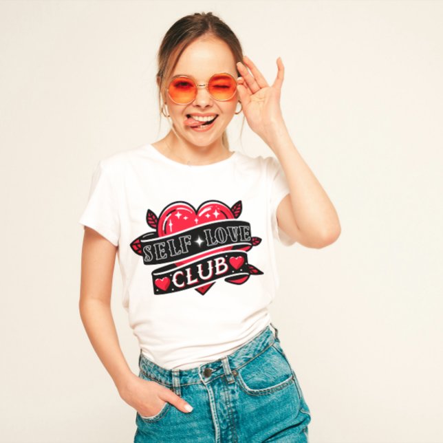 Camiseta Empoderamento do "Self Love Club" (Criador carregado)