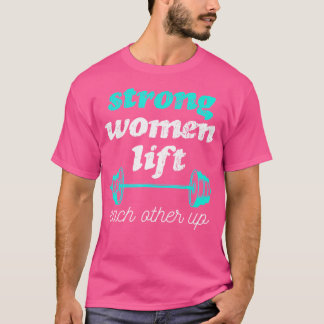 Camiseta Empoderamento Feminino Levantamento de Peso Femini