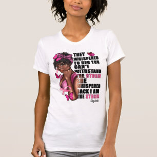 Camiseta Empoderando Mulheres Negras para Apoio ao Câncer d