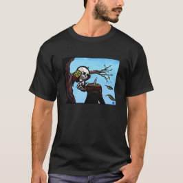 Camiseta Empoleirado - a pintura original do Skullbird
