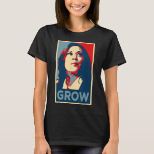 Camiseta Empower Grow Kamala Harris Hope Poster 47 Rally Wo