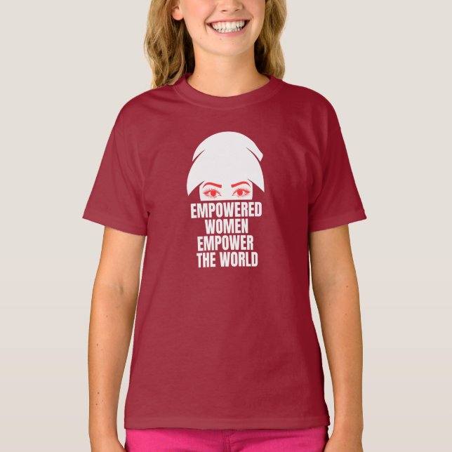 Camiseta Empowered Women Empower World National Women Day (Frente)