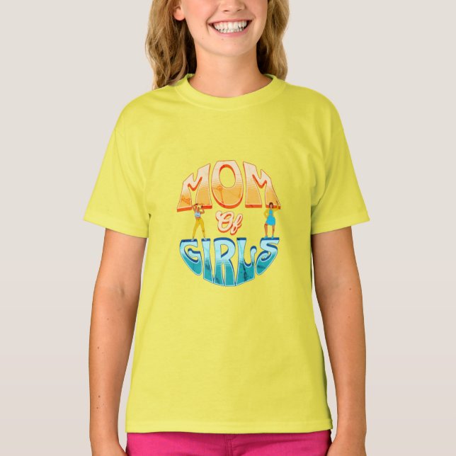 Camiseta "Empowering Girls Everywhere: Mom of Girls Dance T (Frente)
