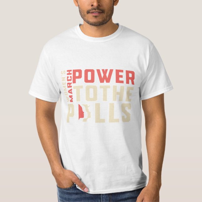 Camiseta "Empowerment Merch: A Marcha das Mulheres" (Frente)