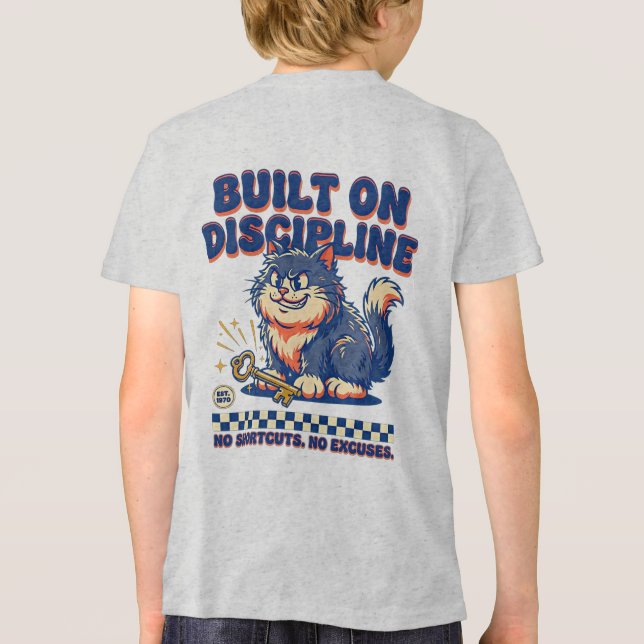 Camiseta Empreendedor Construído na Disciplina - Presente d (Verso)