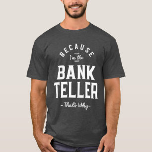 Camiseta Empregado Aniversário da Ocupação do Banco Teller