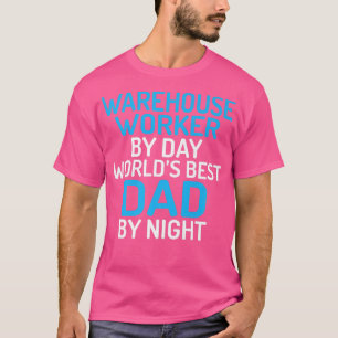Camiseta Empregado do Armazém pelo Melhor Pai do Mundo até 