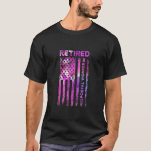 Camiseta Empregado Postal Aposentado nos Estados Unidos Sin