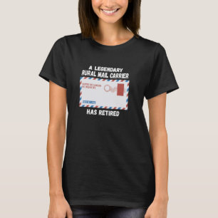 Camiseta Empregado Postal De Correio Rural Aposentado
