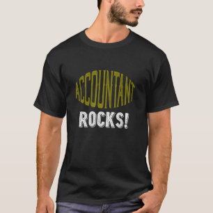 Camiseta Empregador de Carreira Contabilista Rocha Profissã