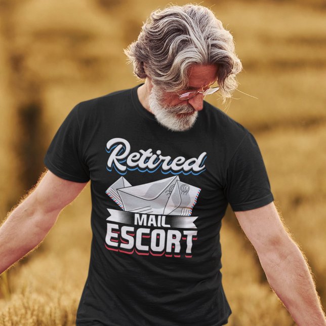 Camiseta Empregador Postal Retirement Funny Recessionário (Retired Postal Worker Mens T-Shirt)